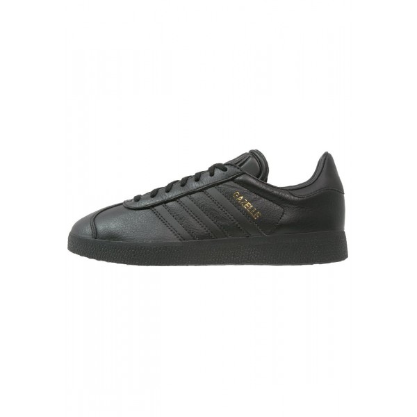 Damen / Herren Adidas Originals GAZELLE - Laufschuhe Low - Anthrazit Schwarz/Core Black/Gold Metallic