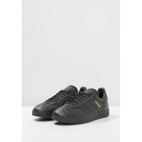 Damen / Herren Adidas Originals GAZELLE - Laufschuhe Low - Anthrazit Schwarz/Core Black/Gold Metallic