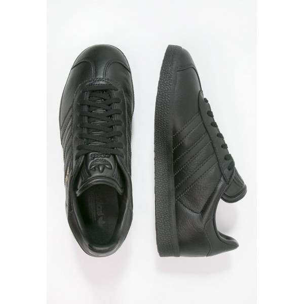 Damen / Herren Adidas Originals GAZELLE - Laufschuhe Low - Anthrazit Schwarz/Core Black/Gold Metallic