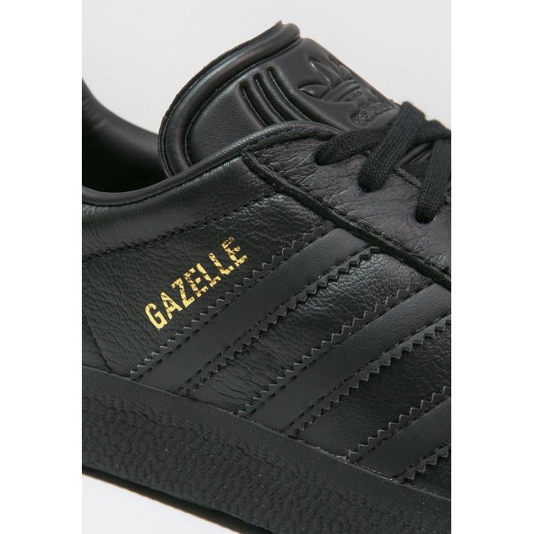 Damen / Herren Adidas Originals GAZELLE - Laufschuhe Low - Anthrazit Schwarz/Core Black/Gold Metallic