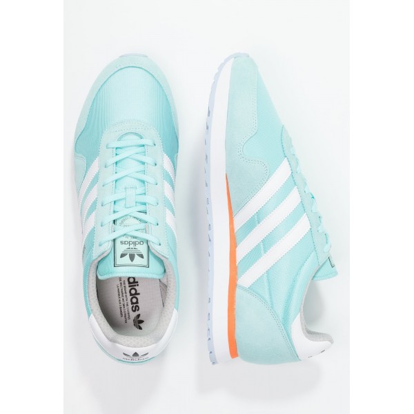 Damen / Herren Adidas Originals HAMBURG - Trainingsschuhe Low - Weiß/Kobaltblau/Gold Metallic