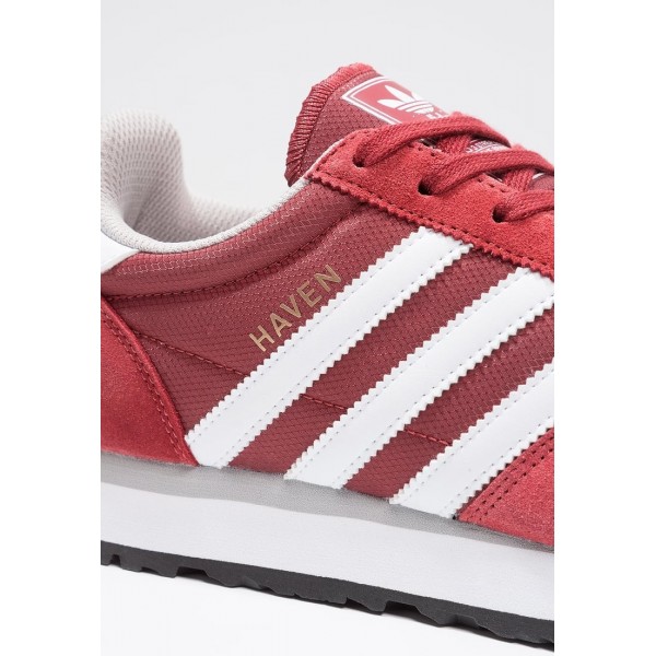 Damen / Herren Adidas Originals HAVEN - Schuhe Low - Mystery Rot/Team Rot/Weiß/Klar Granit