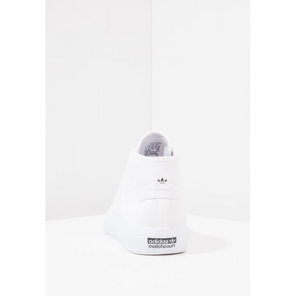 Damen / Herren Adidas Originals MATCHCOURT MID - Laufschuhe Hoch - Reines Weiß