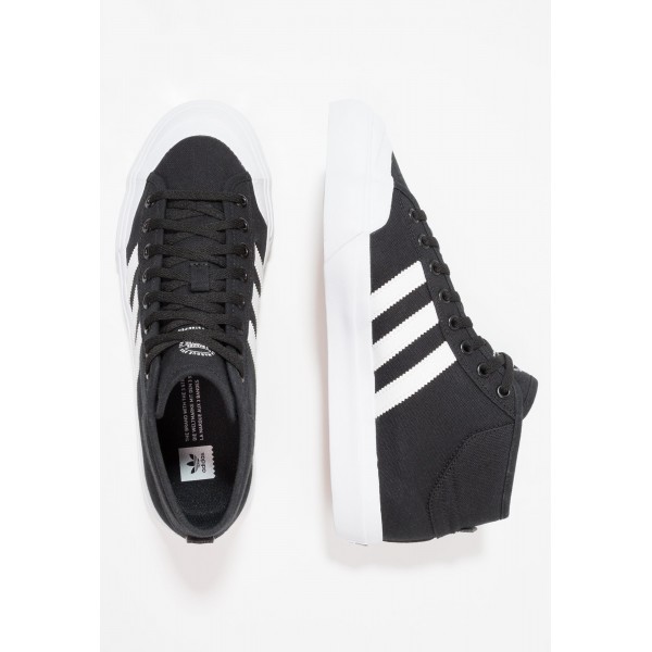 Damen / Herren Adidas Originals MATCHCOURT MID - Laufschuhe Hoch - Anthrazit Schwarz/Core Black/Weiß