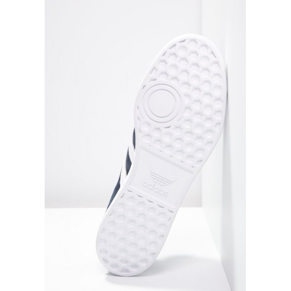 Damen / Herren Adidas Originals HAMBURG - Freizeitschuhe Sport Low - Dunkelmarine/Tiefblau/Weiß/Gold Metallic