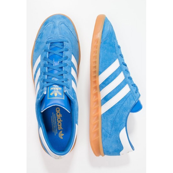 Damen / Herren Adidas Originals HAMBURG - Laufschuhe Low - Azurblau/Weiß