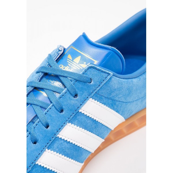 Damen / Herren Adidas Originals HAMBURG - Laufschuhe Low - Azurblau/Weiß