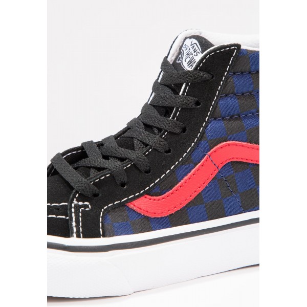Kinder Vans UY SK8-HI ZIP - Sneaker Hoch - Schwarz/Blau Depths/Königsblau/Royal/Braun/Rot