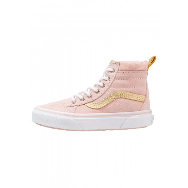 Kinder Vans UY SK8-HI MTE - Trainingsschuhe Hoch - Sepia Rose/Cremeweiß/Gelb