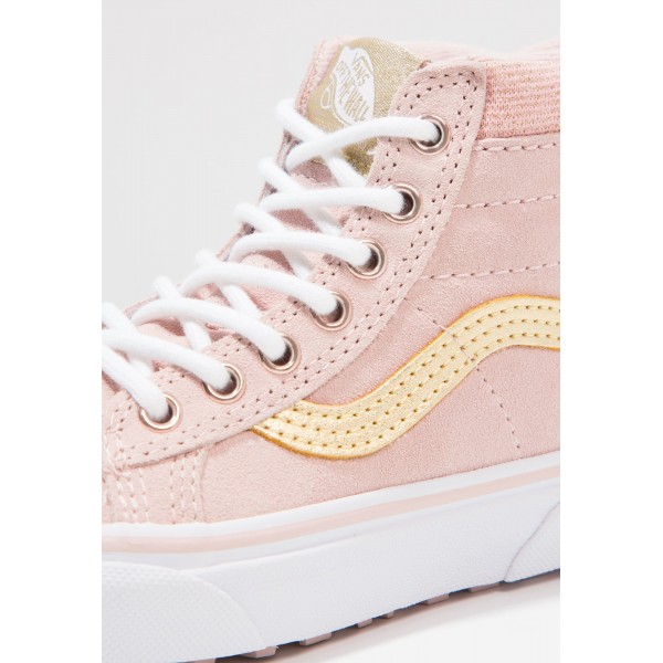 Kinder Vans UY SK8-HI MTE - Trainingsschuhe Hoch - Sepia Rose/Cremeweiß/Gelb