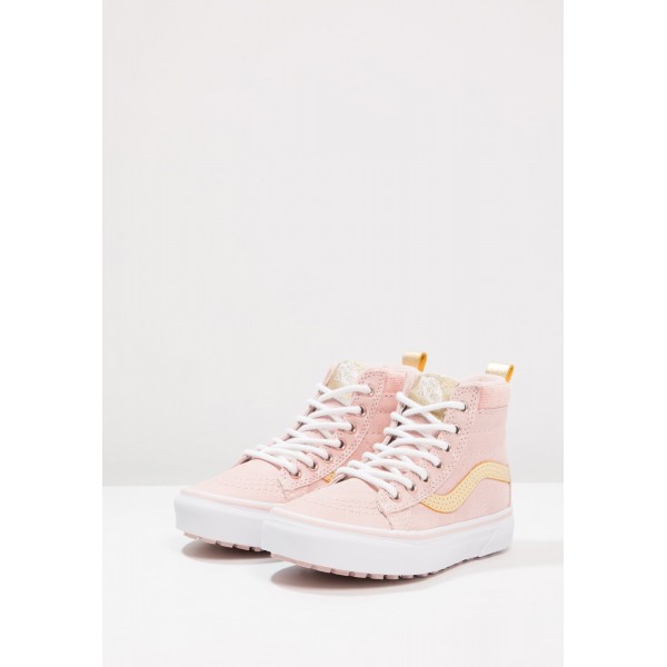 Kinder Vans UY SK8-HI MTE - Trainingsschuhe Hoch - Sepia Rose/Cremeweiß/Gelb