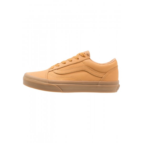 Kinder Vans OLD SKOOL - Laufschuhe Low - Camel Bra...