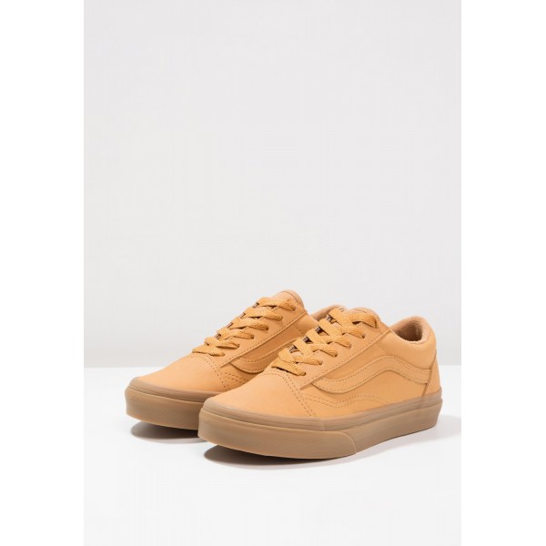 Kinder Vans OLD SKOOL - Laufschuhe Low - Camel Braun