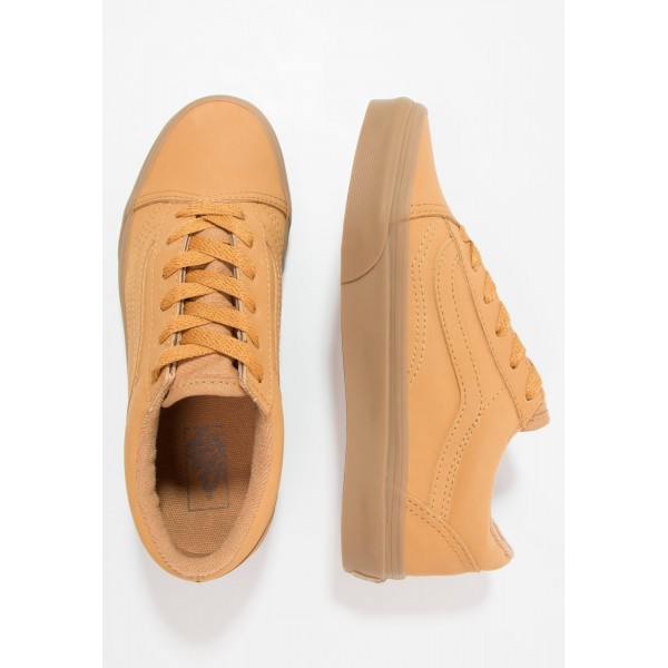 Kinder Vans OLD SKOOL - Laufschuhe Low - Camel Braun