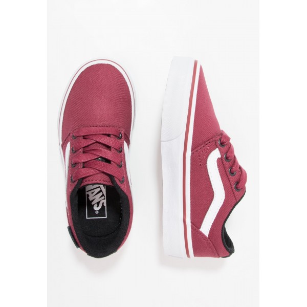 Kinder Vans CHAPMAN STRIPE - Trainingsschuhe Low - Tibetan Rot/Weiß