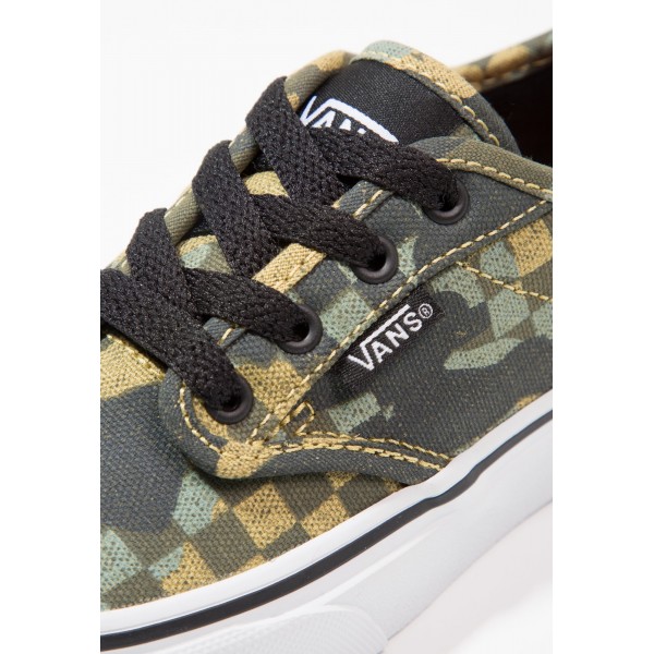 Kinder Vans ATWOOD - Laufschuhe Low - Dunkelgrau/Goldenrod Gelb/Mittelgrün