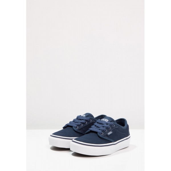 Kinder Vans ATWOOD - Schuhe Low - Dunkelgrün/Weiß