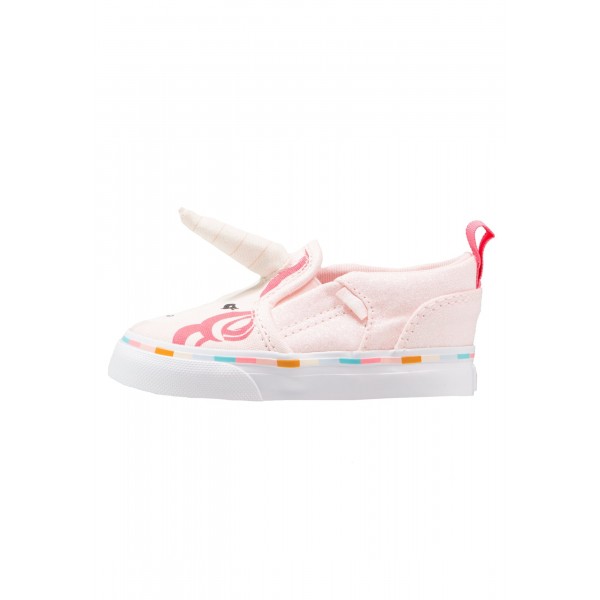 Kinder Vans ASHER - Laufschuhe Low - Rosa/Coral Pink/Korallenrot
