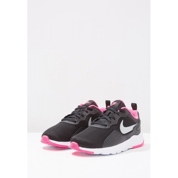 Kinder Nike Footwear Für Sport RUNNER - Trainingsschuhe Low - Anthrazit Schwarz/Metallic Silber/Hyper Pink/Weiß