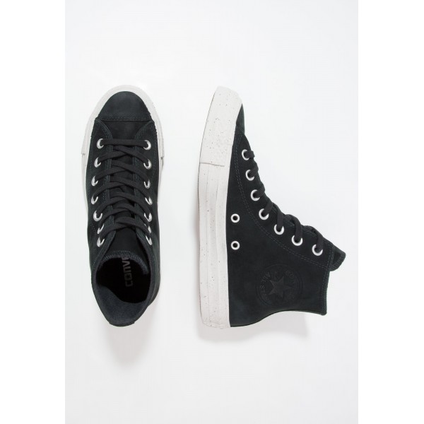 Damen / Herren Converse CHUCK TAYLOR ALL STAR NUBUCK - HI - Freizeitschuhe Hoch - Anthrazit Schwarz/Pale Putty/Weiß