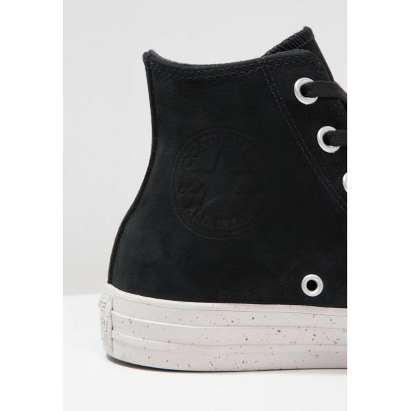 Damen / Herren Converse CHUCK TAYLOR ALL STAR NUBUCK - HI - Freizeitschuhe Hoch - Anthrazit Schwarz/Pale Putty/Weiß