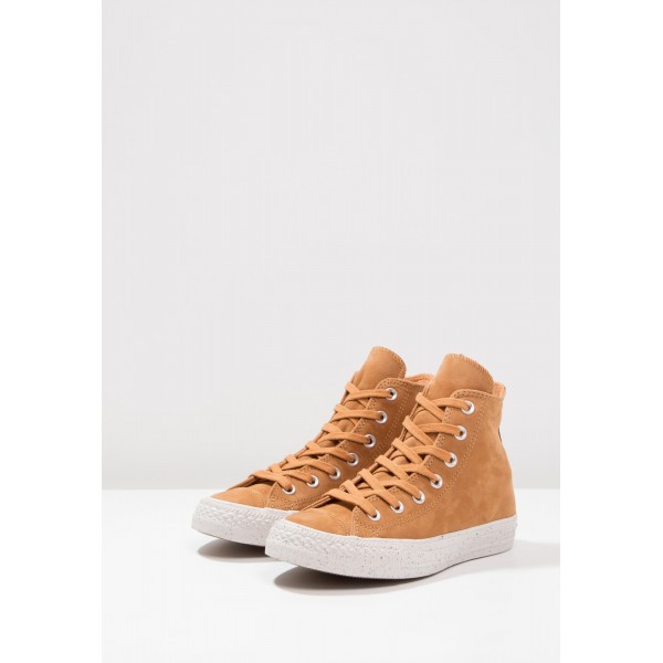 Damen / Herren Converse CHUCK TAYLOR ALL STAR NUBUCK - HI - Freizeitschuhe Hoch - Camel Braun/Pale Putty/Weiß