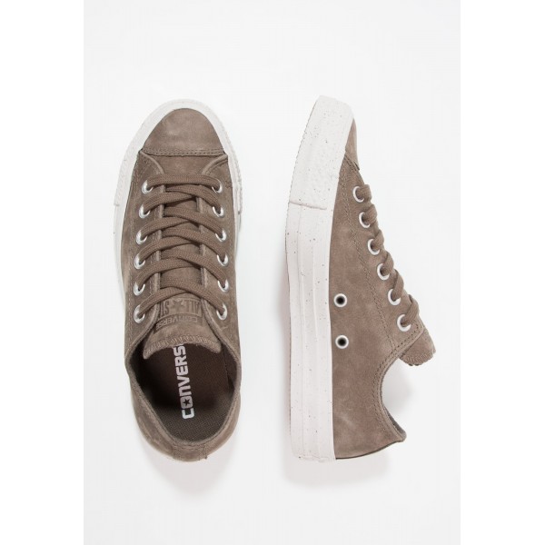 Damen / Herren Converse CHUCK TAYLOR ALL STAR NUBUCK - OX - Trainingsschuhe Low - Rauchgrau/Pale Putty/Weiß
