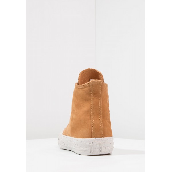 Damen / Herren Converse CHUCK TAYLOR ALL STAR NUBUCK - HI - Freizeitschuhe Hoch - Camel Braun/Pale Putty/Weiß