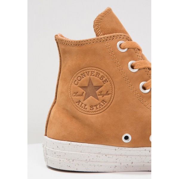 Damen / Herren Converse CHUCK TAYLOR ALL STAR NUBUCK - HI - Freizeitschuhe Hoch - Camel Braun/Pale Putty/Weiß