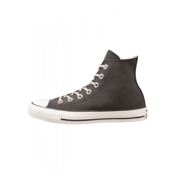 Damen / Herren Converse CHUCK TAYLOR ALL STAR WAX LEATHER - HI - Sportschuhe Hoch - Anthrazit Schwarz/Reiher Weiss/Weiß