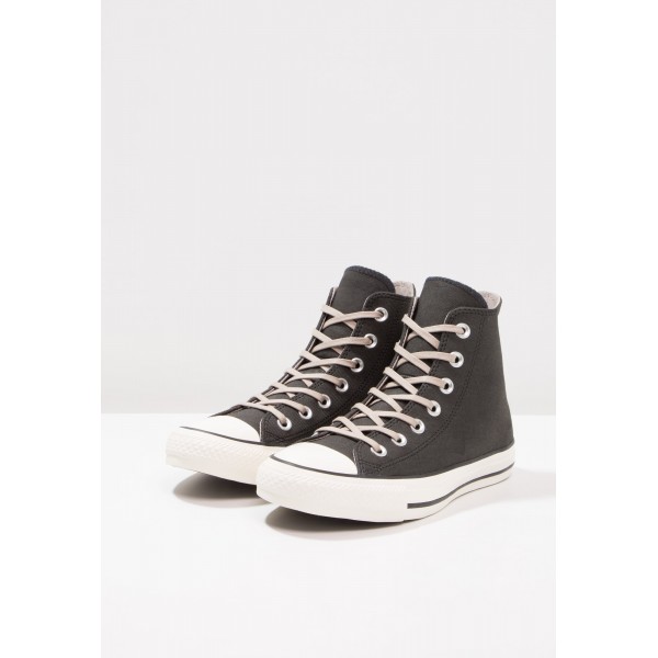 Damen / Herren Converse CHUCK TAYLOR ALL STAR WAX LEATHER - HI - Sportschuhe Hoch - Anthrazit Schwarz/Reiher Weiss/Weiß