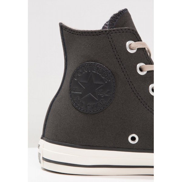 Damen / Herren Converse CHUCK TAYLOR ALL STAR WAX LEATHER - HI - Sportschuhe Hoch - Anthrazit Schwarz/Reiher Weiss/Weiß