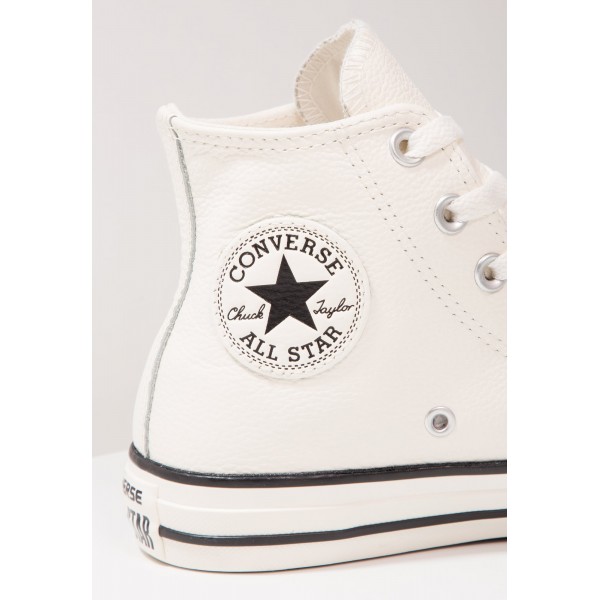 Damen / Herren Converse CHUCK TAYLOR ALL STAR WAX LEATHER - HI - Sportschuhe Hoch - Anthrazit Schwarz/Reiher Weiss/Weiß