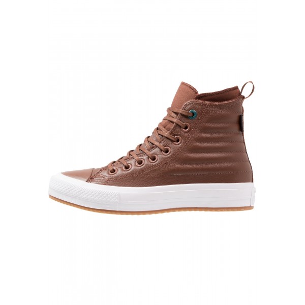 Damen / Herren Converse CHUCK TAYLOR ALL STAR WP BOOT QUILTED LEATHER - HI - Freizeitschuhe Hoch - Dunkel Clove/Dunkelbraun/Dunkel Atomic Knickentenblau/Teal Blau/Weiß