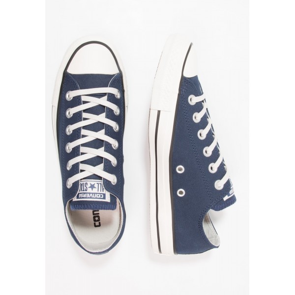 Damen / Herren Converse CHUCK TAYLOR ALL STAR WAX LEATHER - OX - Trainingsschuhe Low - Mitternacht Marine Navy/Schwarz/Reiher Weiss/Weiß