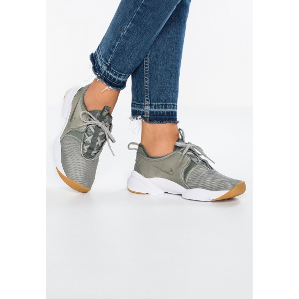 Damen Nike Footwear Für Sport LODEN - Schuhe Low - Dunkel Stucco/River Rock/Hellbraun/Weiß