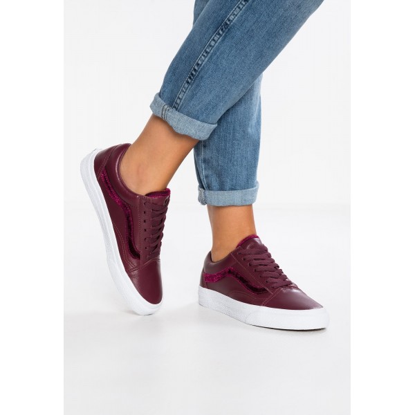 Damen Vans OLD SKOOL DX - Sportschuhe Low - Port Weinrot/True Weiß