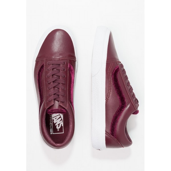 Damen Vans OLD SKOOL DX - Sportschuhe Low - Port Weinrot/True Weiß