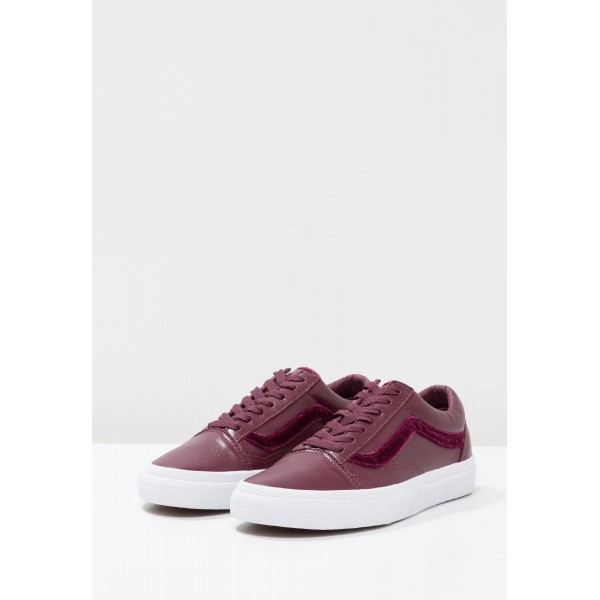 Damen Vans OLD SKOOL DX - Sportschuhe Low - Port Weinrot/True Weiß