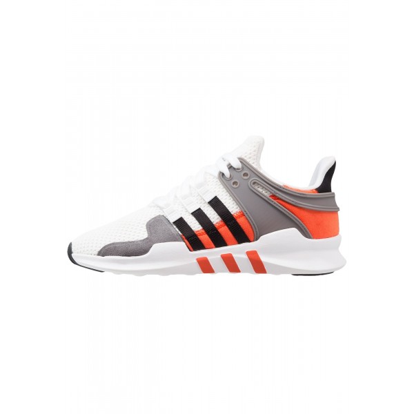 Damen / Herren Adidas Originals EQT SUPPORT ADV - Sportschuhe Low - Weiß/Anthrazit Schwarz/Core Black/Grau/Neon Orange