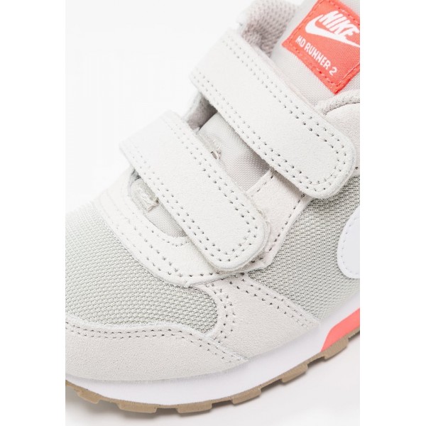 Kinder Nike Footwear Für Sport MD RUNNER 2 - Schuhe Low - Blassgrau/Weiß/Hell Hochrot
