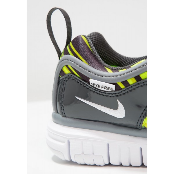 Kinder Nike Footwear Für Sport DYNAMO FREE PRINT (PS) - Laufschuhe Low - Volt/Weiß/Hell Cactus/Anthrazit Schwarz