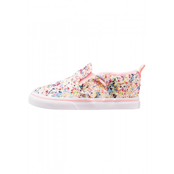 Kinder Vans ASHER - Schuhe Low - Multicolor/Coral Pink/Korallenrot