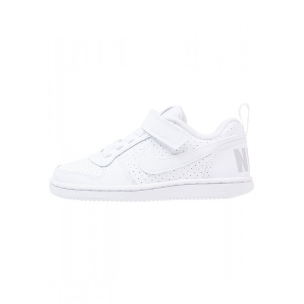 Kinder Nike Footwear Für Sport COURT BOROUGH - Schuhe Low - Segel Weiß