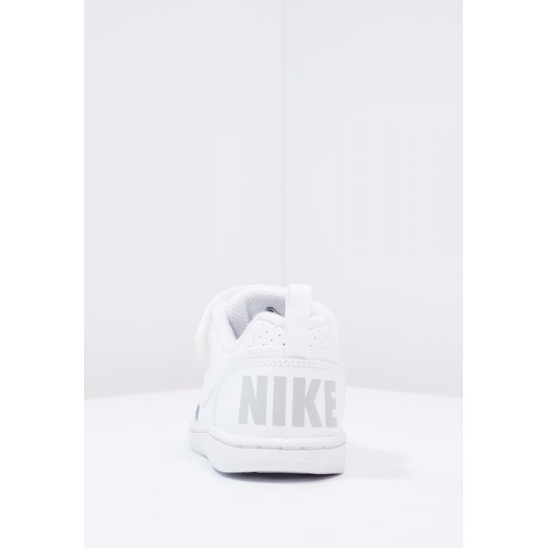 Kinder Nike Footwear Für Sport COURT BOROUGH - Schuhe Low - Segel Weiß