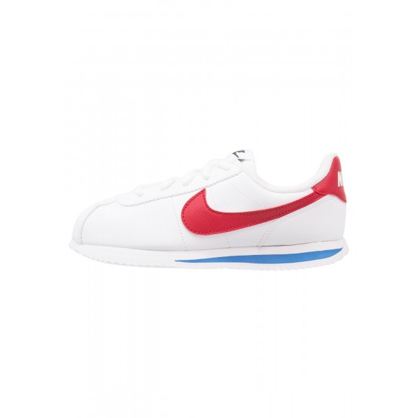 Kinder Nike Footwear Für Sport CORTEZ BASIC SL (PS) - Schuhe Low - Reines Weiß/Varsity Rot/Uni Rot/Königsblau/Royal