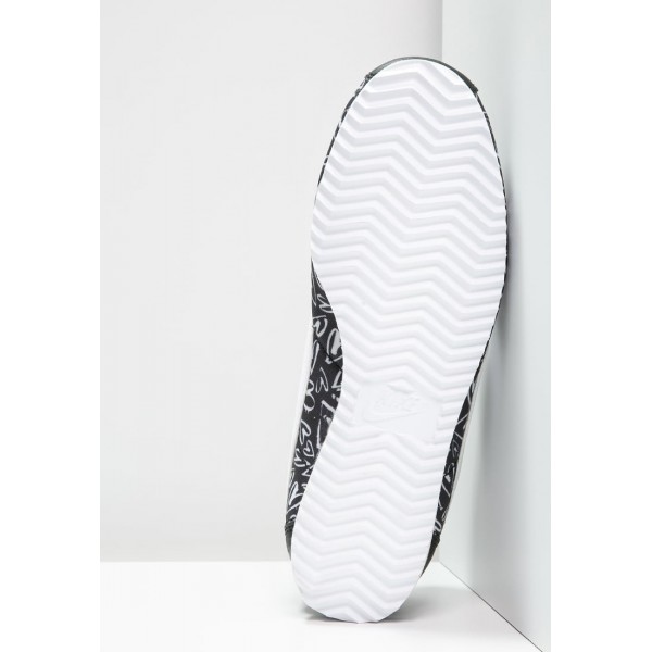 Kinder Nike Footwear Für Sport CORTEZ - Laufschuhe Low - Kohlen Schwarz/Anthrazit Schwarz/Weiß