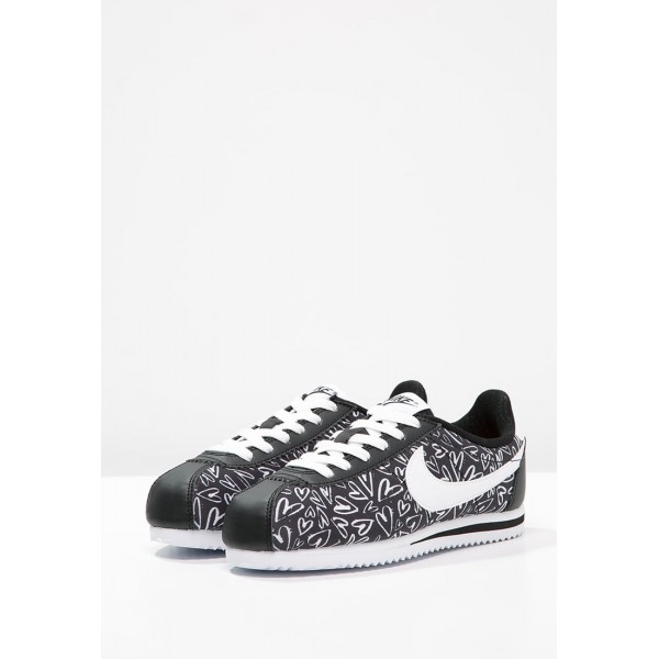 Kinder Nike Footwear Für Sport CORTEZ - Laufschuhe Low - Kohlen Schwarz/Anthrazit Schwarz/Weiß
