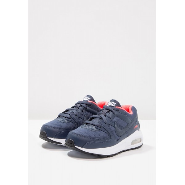 Kinder Nike Footwear Für Sport AIR MAX COMMAND FLEX (PS) - Sneaker Low - Denim Blau/Weiß/Schwarz/Hot Pink