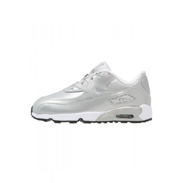 Kinder Nike Footwear Für Sport AIR MAX 90 SE - Sneaker Low - Metallisch Platin/Rein Platin/Silber Metallic
